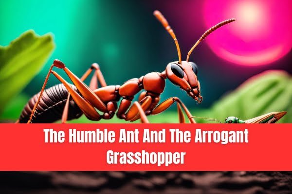 The Humble Ant And The Arrogant Grasshopper 20+ Amazing Short Moral Stories For Kids in Hindi-(2023)
