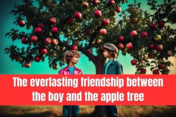 The everlasting friendship between the boy and the apple tree 20+ Amazing Short Moral Stories For Kids in Hindi-(2023)